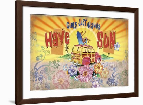 Girls Wanna Sun-James and Kathleen Mazzotta-Framed Giclee Print