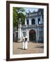 Girls Wearing Ao Dai Dress, Temple of Literature, Hanoi, Vietnam-Jon Arnold-Framed Photographic Print