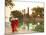 Girls Wearing Ao Dai Dress, Tran Quoc Pagoda, West Lake (Ho Tay), Hanoi, Vietnam-Jon Arnold-Mounted Photographic Print