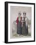 Girls Wearing Costume of Nantes, Circa 1845-null-Framed Giclee Print