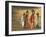 Girls Wearing Sari with Water Jars Walking in the Desert, Pushkar, Rajasthan, India-Keren Su-Framed Premium Photographic Print