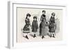 Girls' Winter Costumes, Fashion, 1882-null-Framed Giclee Print