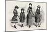 Girls' Winter Costumes, Fashion, 1882-null-Mounted Giclee Print