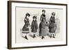 Girls' Winter Costumes, Fashion, 1882-null-Framed Giclee Print