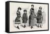 Girls' Winter Costumes, Fashion, 1882-null-Framed Stretched Canvas