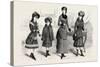 Girls' Winter Costumes, Fashion, 1882-null-Stretched Canvas