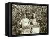 Girls with Apple Harvest, Yakima, 1928-Asahel Curtis-Framed Stretched Canvas