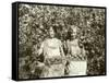 Girls with Apple Harvest, Yakima, 1928-Asahel Curtis-Framed Stretched Canvas