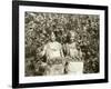 Girls with Apple Harvest, Yakima, 1928-Asahel Curtis-Framed Giclee Print