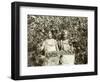 Girls with Apple Harvest, Yakima, 1928-Asahel Curtis-Framed Giclee Print