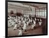 Girls with Hoops, Lavender Hill Girls School, Bermondsey, London, 1906-null-Framed Photographic Print