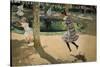 Girls with Skipping Ropes. Saltando a La Comba, 1907-Joaquín Sorolla y Bastida-Stretched Canvas