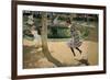 Girls with Skipping Ropes. Saltando a La Comba, 1907-Joaquín Sorolla y Bastida-Framed Giclee Print