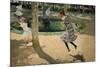 Girls with Skipping Ropes. Saltando a La Comba, 1907-Joaquín Sorolla y Bastida-Mounted Giclee Print