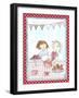 Girls with Tea and Cookies-Effie Zafiropoulou-Framed Giclee Print