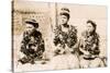 Girls with Ukuleles, Hawaii, Photo-null-Stretched Canvas