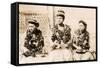 Girls with Ukuleles, Hawaii, Photo-null-Framed Stretched Canvas