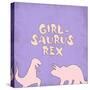 Girlsaurus Rex-Adebowale-Stretched Canvas