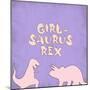 Girlsaurus Rex-Adebowale-Mounted Art Print