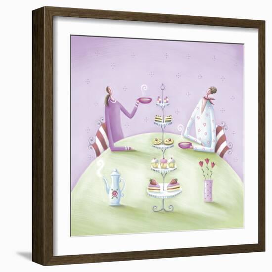 Girly Gossip-Jo Parry-Framed Giclee Print