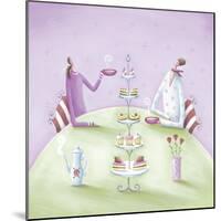 Girly Gossip-Jo Parry-Mounted Giclee Print