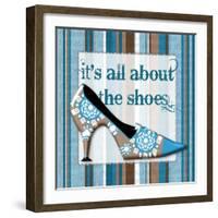 Girly Shoe I-Sylvia Murray-Framed Art Print