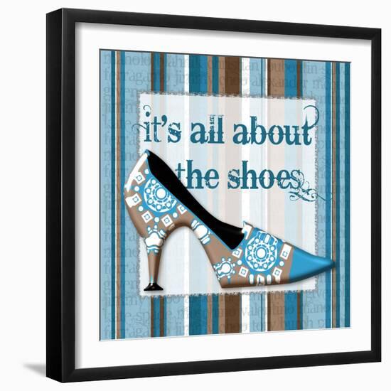 Girly Shoe I-Sylvia Murray-Framed Art Print