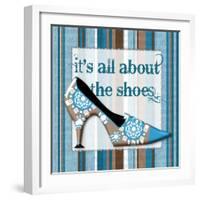 Girly Shoe I-Sylvia Murray-Framed Art Print