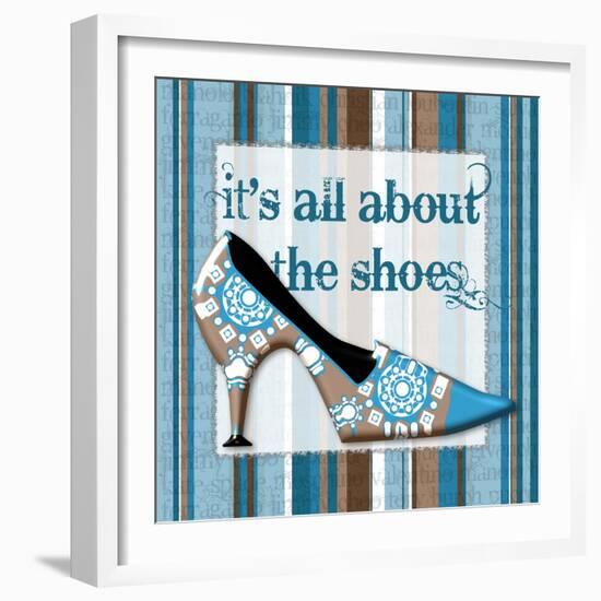 Girly Shoe I-Sylvia Murray-Framed Art Print