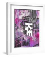 Girly Skull Princess-Roseanne Jones-Framed Giclee Print