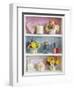 Girly Trinkets on Shelves-Tom Quartermaine-Framed Giclee Print
