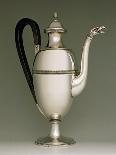 Silver Imperial Style Coffee Pot from Bologna-Girolamo Bertondelli-Giclee Print