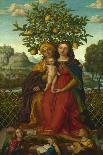 The Virgin and Child with Saint Anne, Ca 1510-1520-Girolamo dai Libri-Mounted Giclee Print