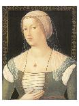 Portrait Of A Young Woman-Girolamo di Benvenuto-Framed Premium Giclee Print