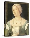 Portrait Of A Young Woman-Girolamo di Benvenuto-Framed Premium Giclee Print