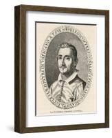 Girolamo Frescobaldi Italian Musician-F.i. Sallanis-Framed Art Print