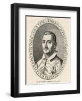 Girolamo Frescobaldi Italian Musician-F.i. Sallanis-Framed Art Print