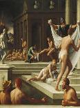 Baths of Pozzuoli-Girolamo Macchietti-Stretched Canvas