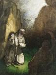 A Young Saint Kneeling in Prayer-Girolamo Muziano-Giclee Print