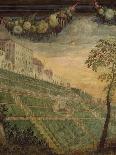 View of Villa D'Este Based to Original Design-Girolamo Muziano-Stretched Canvas