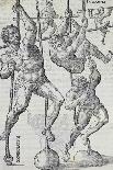 Acrobats from Art of Gymnastics, 16th Century-Girolamo Negri-Giclee Print