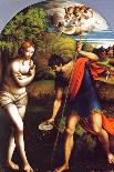 Baptism of Christ-Girolamo Parmigianino-Framed Stretched Canvas