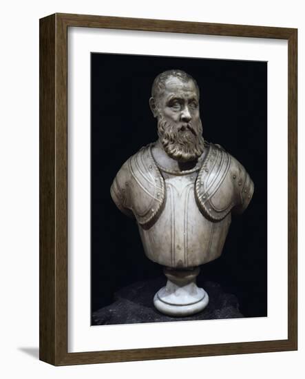 Girolamo Perato, Italian Admiral, Marble Bust-Alessandro Vittoria-Framed Giclee Print