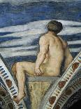 Figure of Man Playing Trumpet, Detail-Girolamo Romanino-Giclee Print