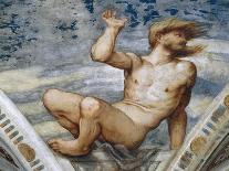 Male Nude, Detail of Frescoes-Girolamo Romanino-Laminated Giclee Print