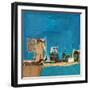 Gironde-Mohammed Jassim Al-Zubaidi-Framed Art Print