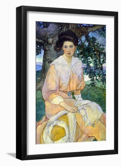 Gisele-Elizabeth Shippen Green-Framed Art Print