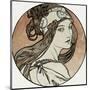 Giselle-Alphonse Mucha-Mounted Art Print