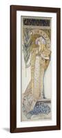 Gismonda, Theatre De La Renaissance, 1894-Alphonse Mucha-Framed Giclee Print