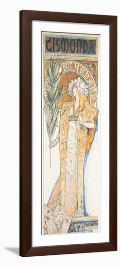 Gismonde-unknown Mucha-Framed Art Print